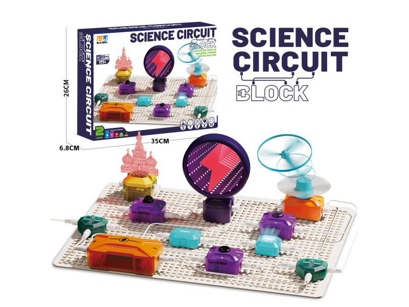 Circuit Building Blocks: Abyssal Mirror + Bamboo Dragonfly Small Fan + Light Guide Column Light Guide Room + Indicator Light