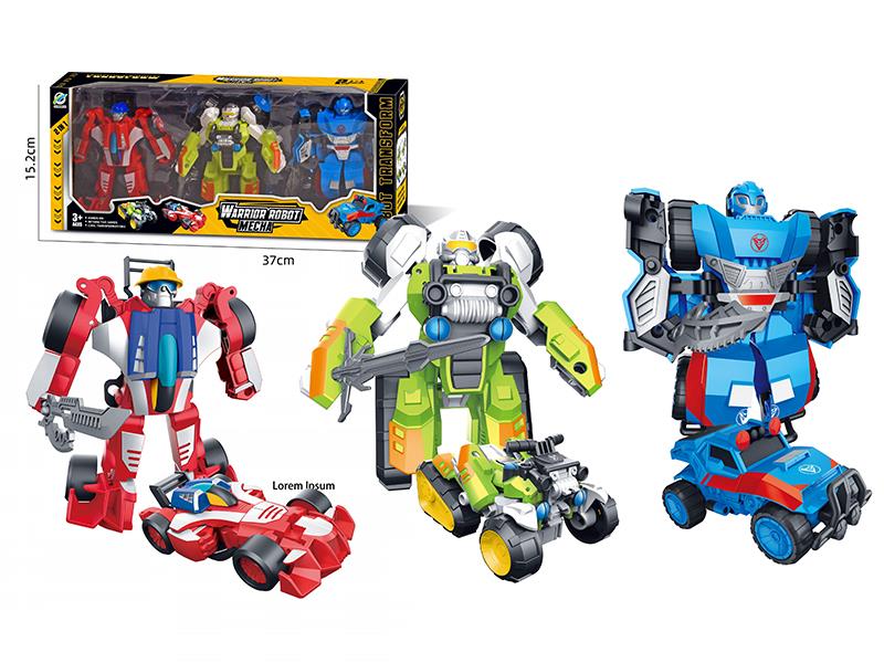 Jeep,Equation Car, Moto One Key Transformation Robot Toys