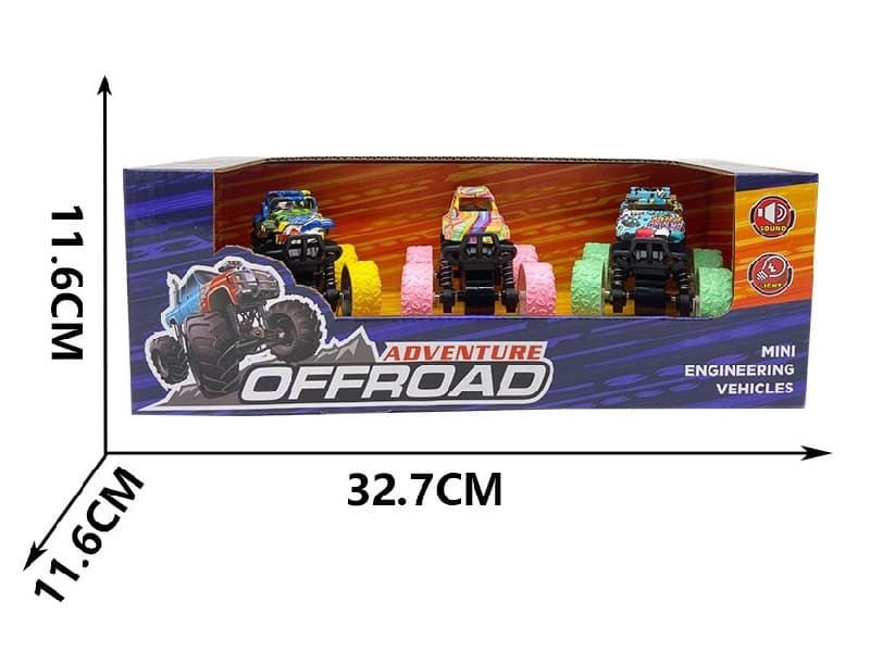 Two Friction Off-Road Vehicle  Car