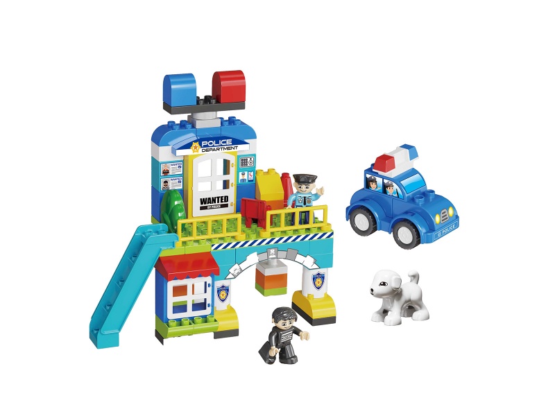 Police Headquarters Building Blocks 69 Pieces