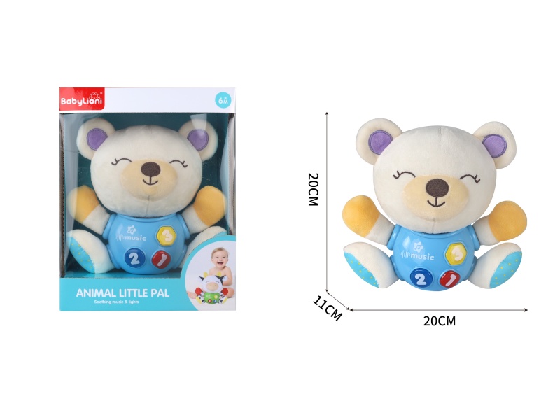 Comfort Doll With Sound And Lights(Bear)