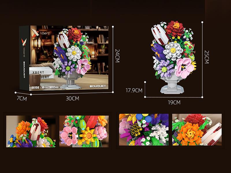 Bouquet Building Blocks 1092pcs