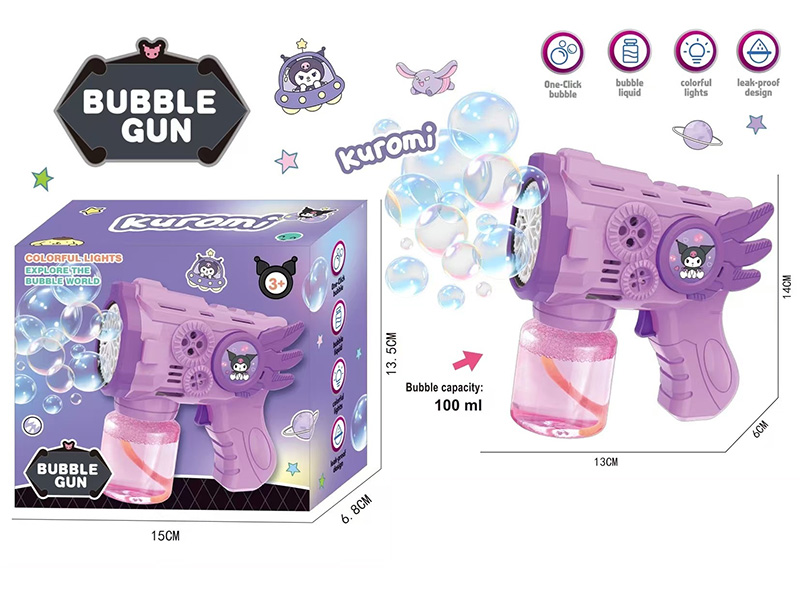 Kuromi Electric Bubble Gun With Lights