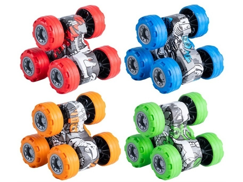 The Inertial Dinosaur Rolled Over The Six-Wheeled Vehicle