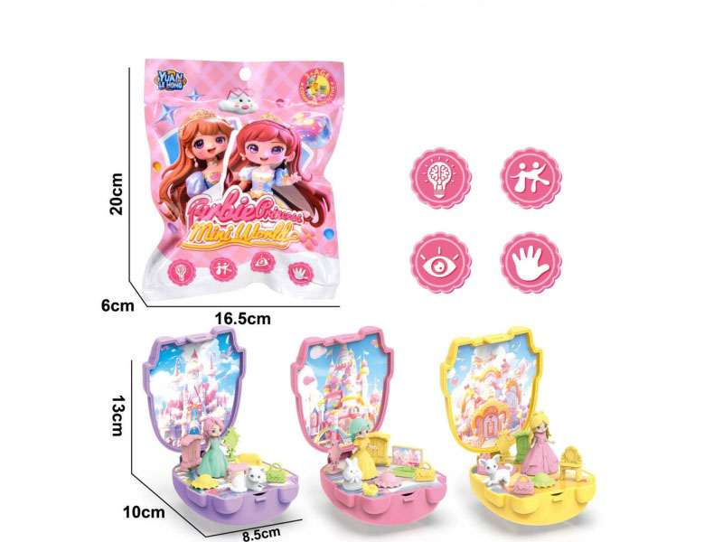 Micro-Scene Storage Princess Set