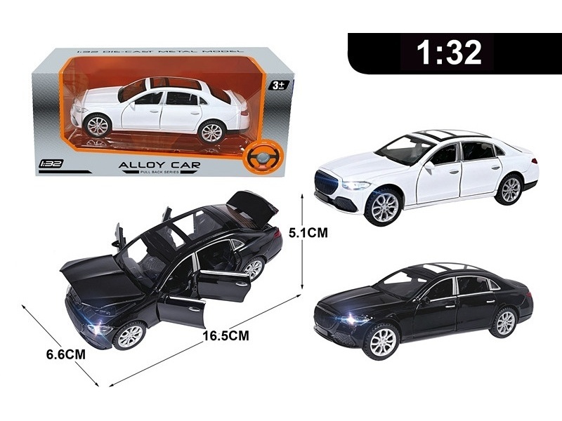 1:32 Alloy Model Window Box Rebound Force/With Light And Sound, 3 Ag13 Batteries Included