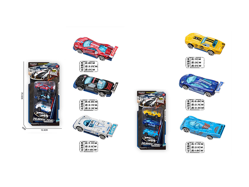 1:64 Slide Alloy Racing Cars