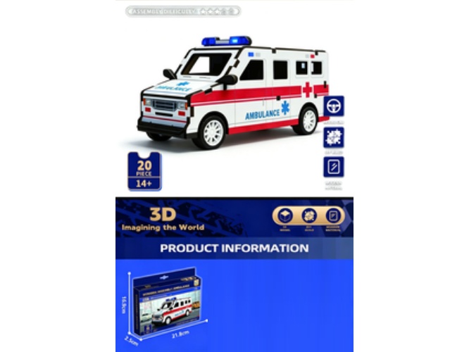 3D Jigsaw Puzzle Series: Ambulance