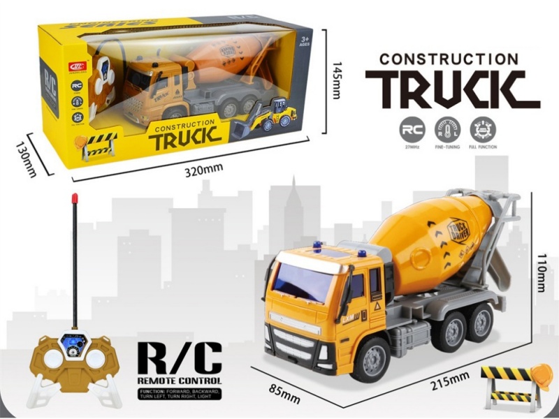 4-Channel  Remote Control  Engineering Truck