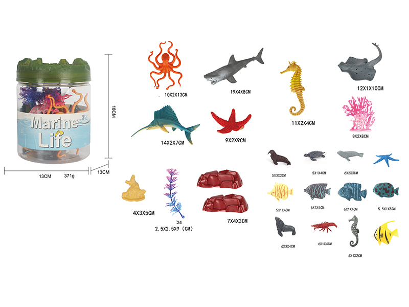 Sea Animal Model Set 26pcs