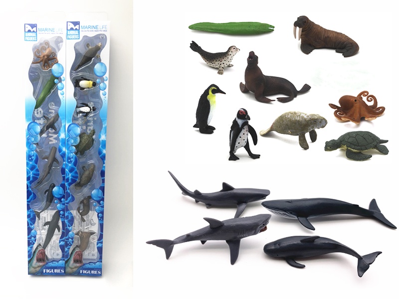 Mini Sea Animals Set 6PCS/7PCS