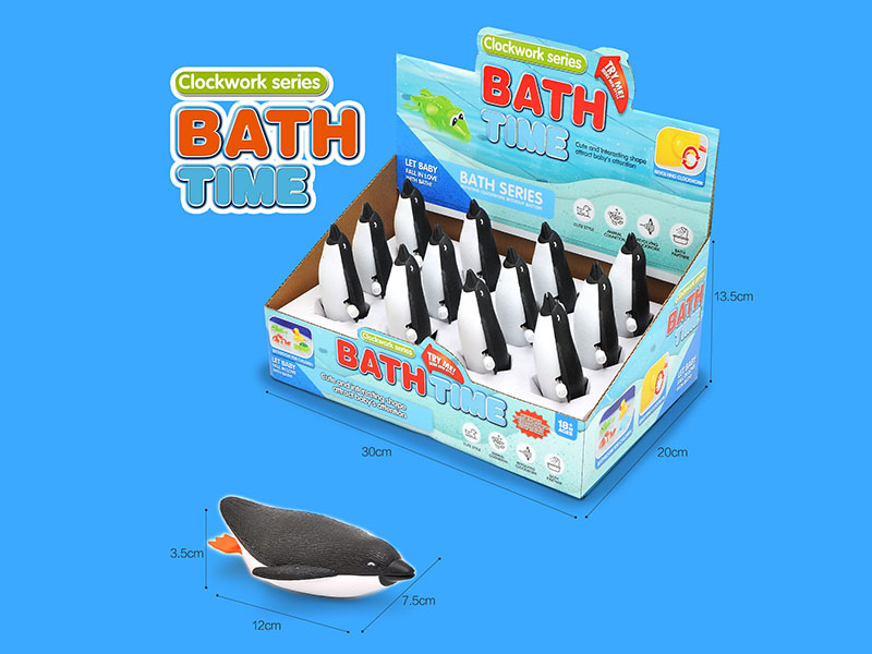 Wind Up Swimming Penguin Toy 12PCS