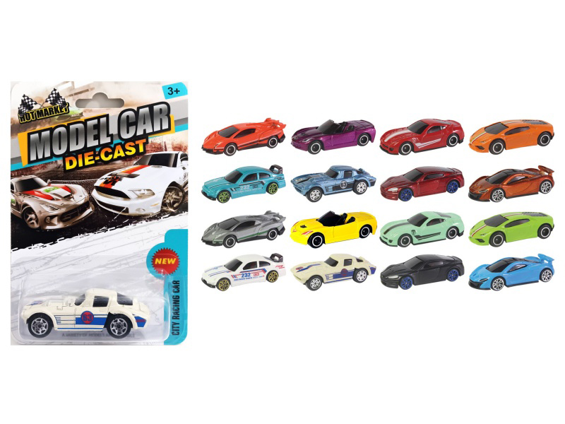 1:64 Alloy Car Return Force Model Single Suction Plate Sliding Alloy Car