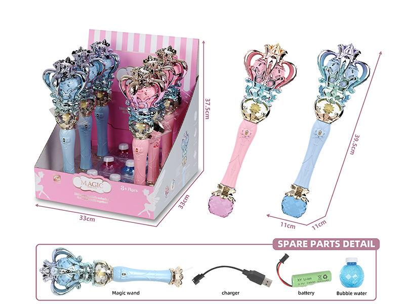 Electric Music Bubble Magic Sceptre 6pcs