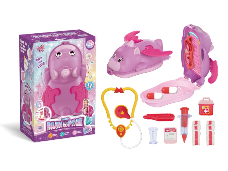 Unicorn Backpack 2-In-1 (Doctor'S Set)