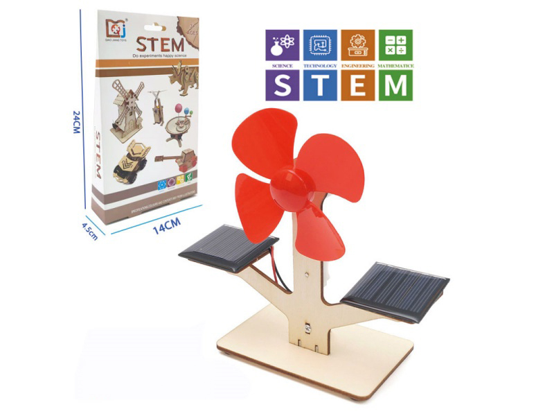 DIY Wooden Solar Fan
