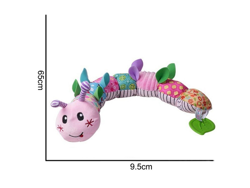 Plush Pink Caterpillars (Music) 2 Ag13