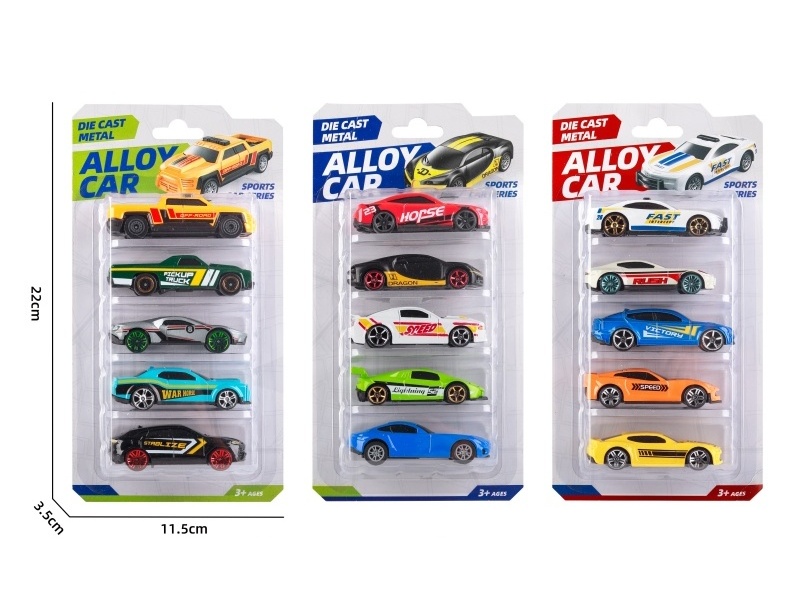 1:64 Sliding Alloy Bike (3 Models Mixed)