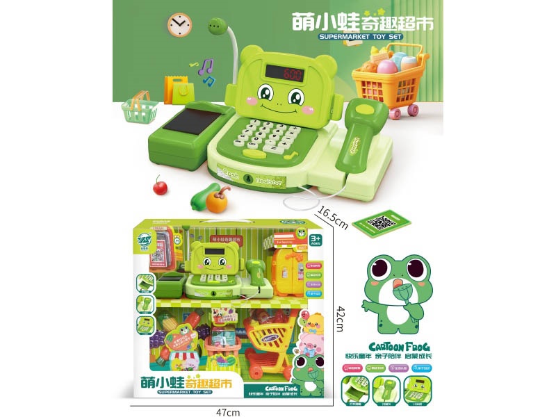 The Checkout Counter Of The Cute And Fun Early Education Supermarket