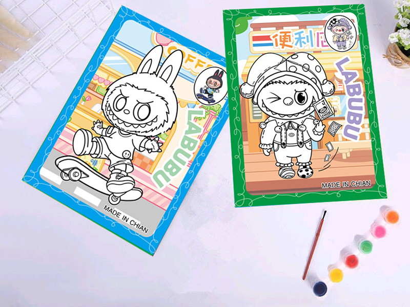 DIY Watercolor Painting(Labubu)