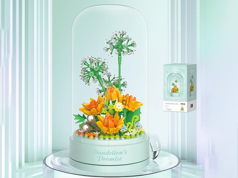 Dandelion's Dromise Music Box Building Blocks 372pcs