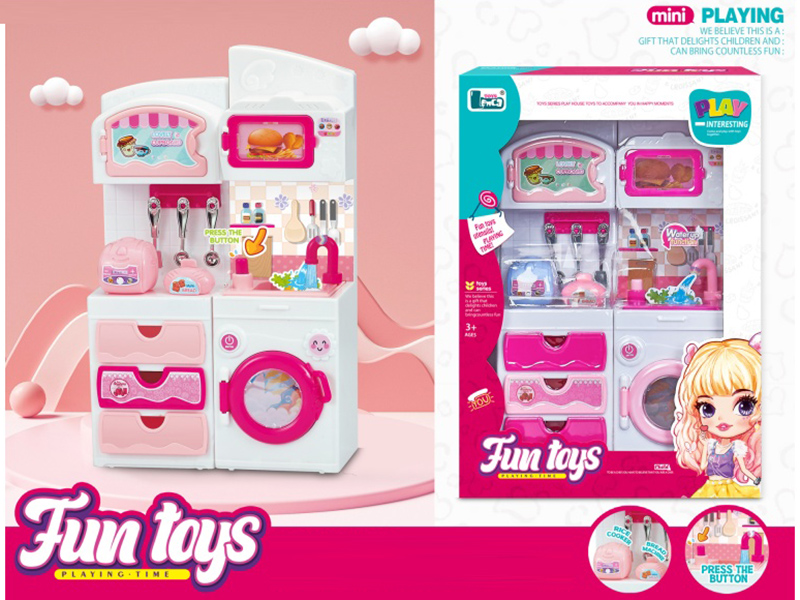 Cartoon Cabinet Rice Cooker + Faucet