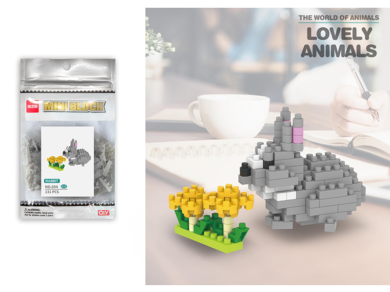Mini Building Blocks - Rabbit(131PCS)