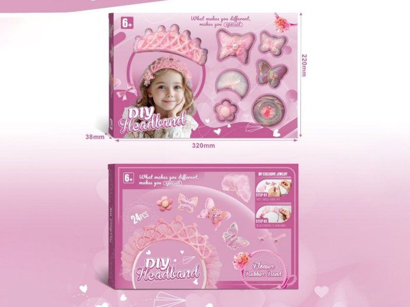 Boxed Beaded Diy Hair Band