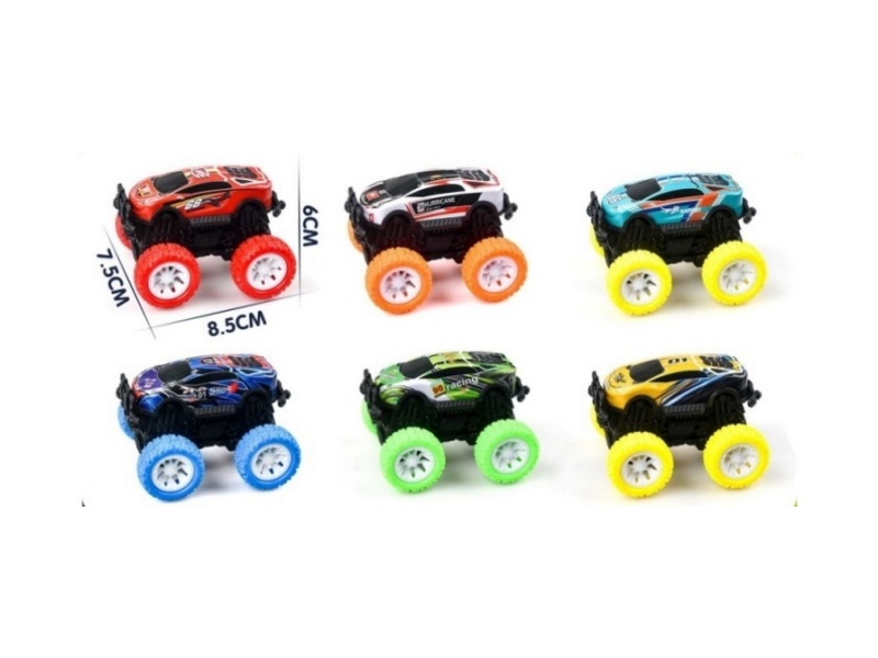 Two Inertial Metal Off-Road Vehicles