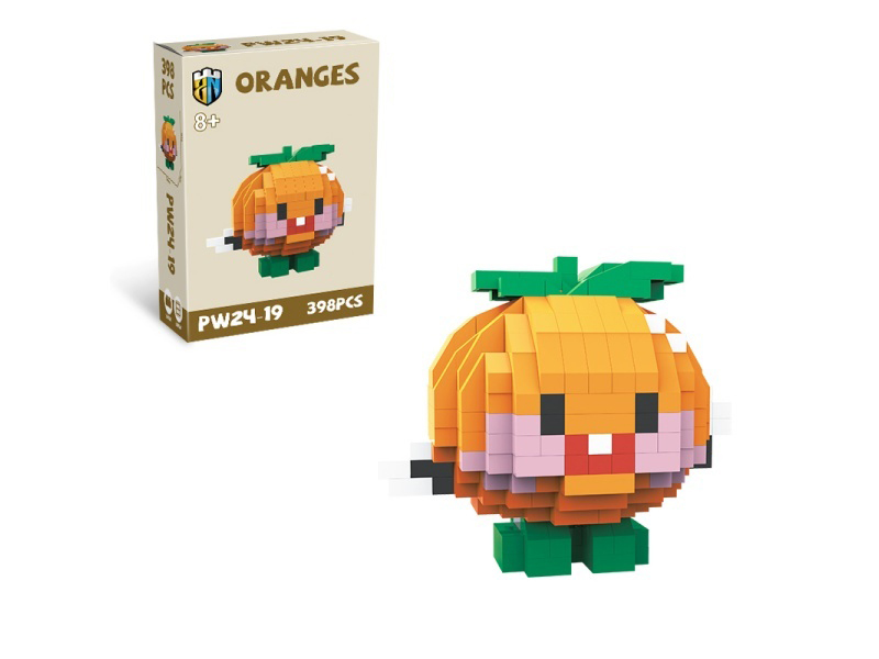 Fruit Series - Orange Building Blocks 398 PCS