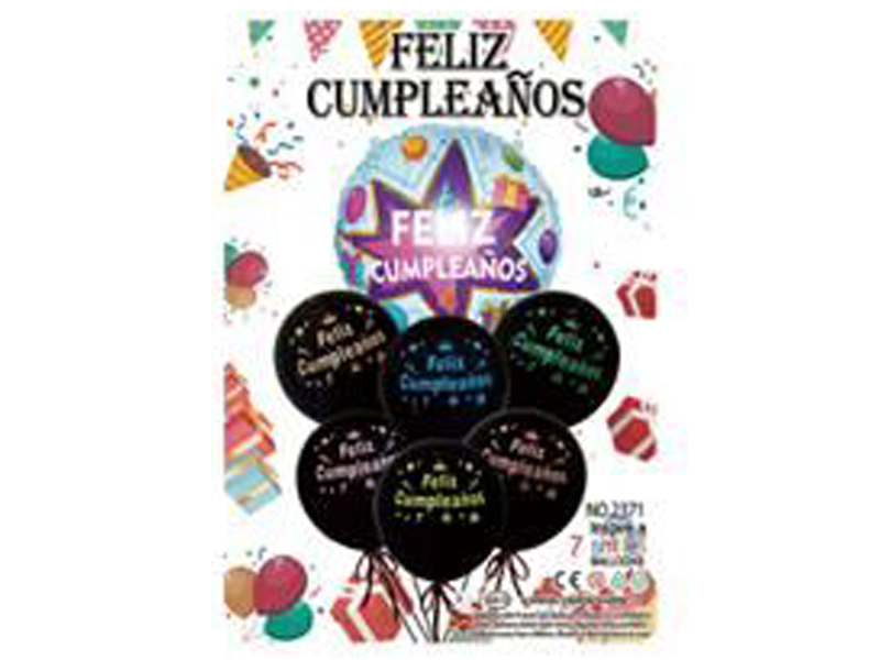 A 7-Piece Set For A Spanish Birthday