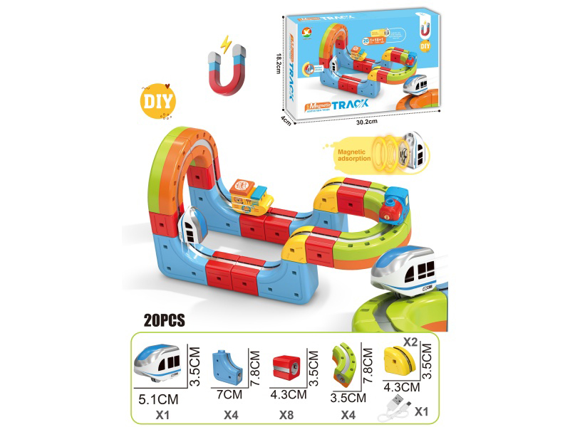 DIY Magnetic Track Levitation Train