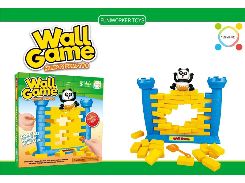 Wallgame Wall-Breaking Game Blue Column Panda Edition