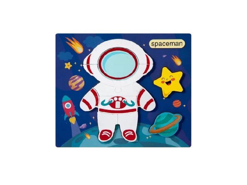 Wooden 3D Jigsaw Puzzle - Astronaut