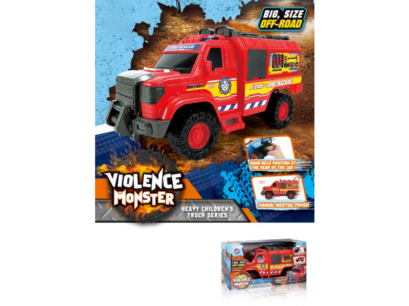 1:12 Fire Wheel Fire Inertia Vehicle