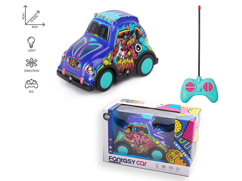 27M 4-Channel Remote Control Cartoon Car(Not Included Batteries)