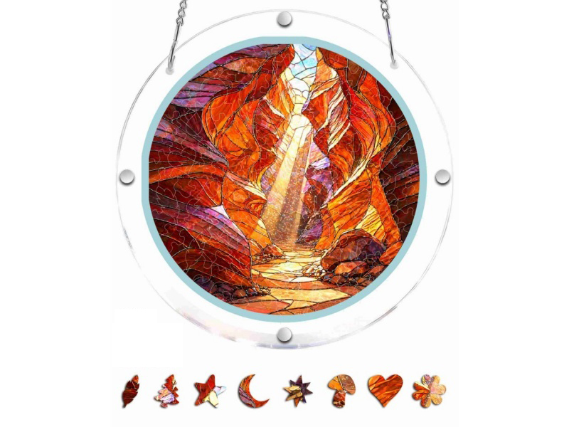 8.2-Inch Acrylic Jigsaw Puzzle