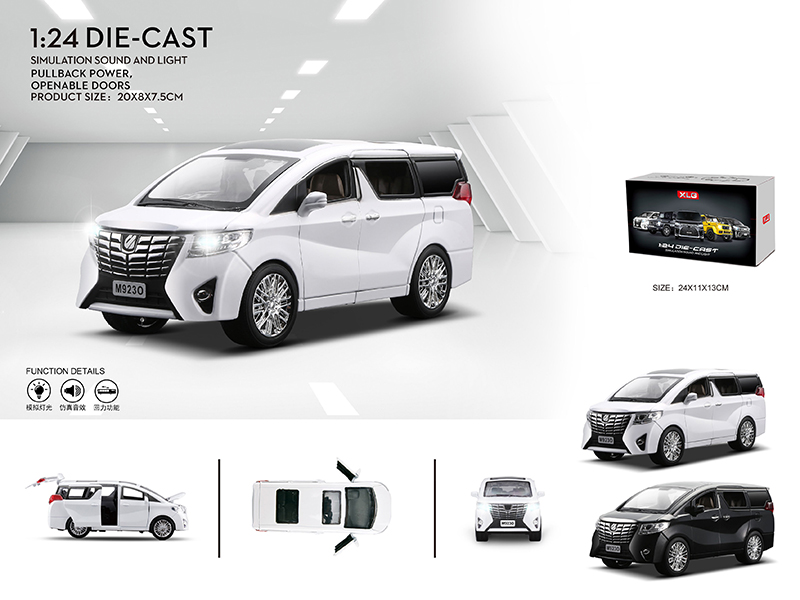 1:24 Toyota Alphard Alloy Car Model