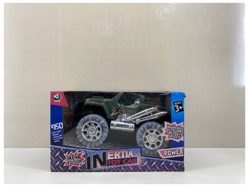 Transparent Wheel  Friction Car (With Lights And Music)