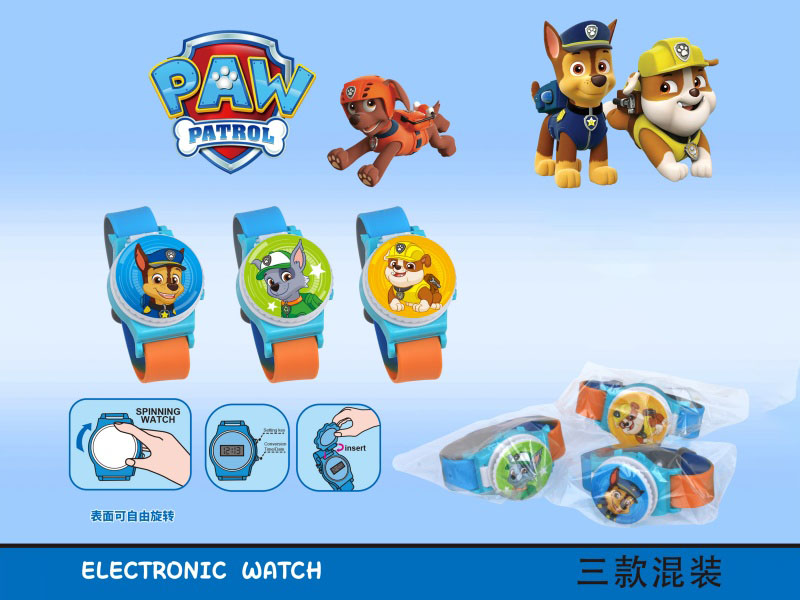 Paw Patrol Children'S Electronic Watch (Flip Cover) Makes A Great Contribution