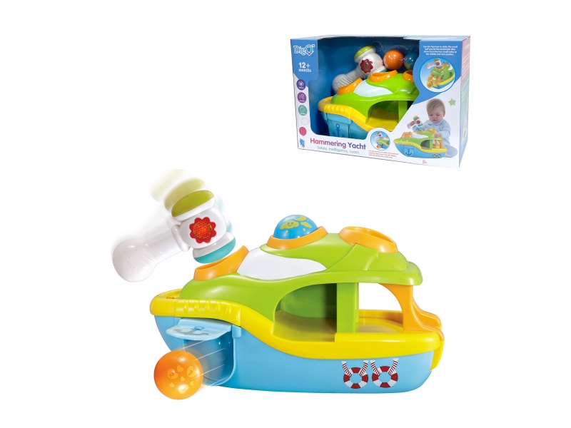 Knock Yacht  Hammer with  light and music