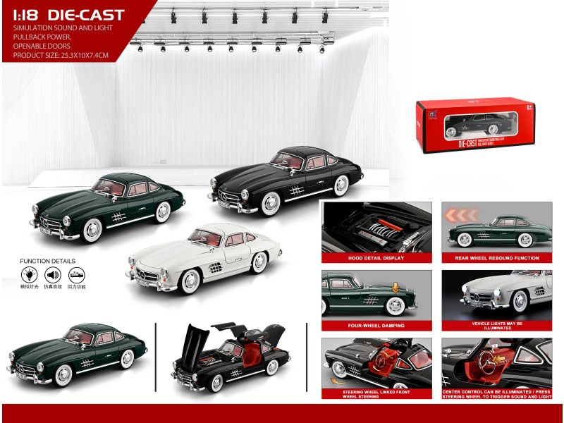 1:18 Vintage Car 300Sl