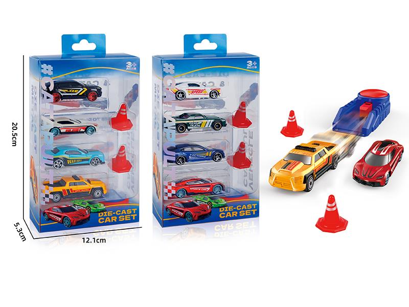 1:64 Slide Alloy Cars Launcher Set