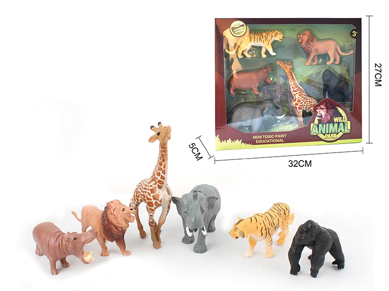 Wild Animal Set 6PCS