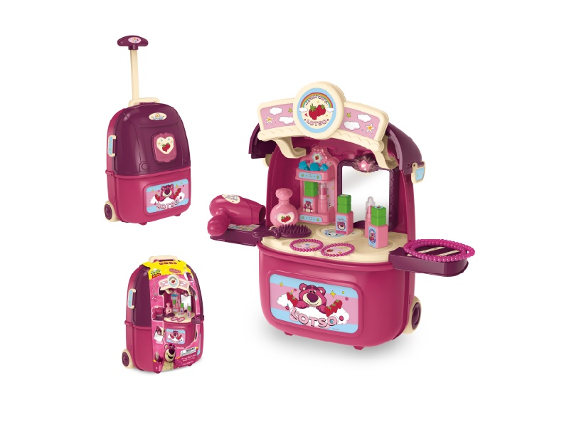 Disney Pixar Strawberry Bear Beauty Toy Trolley Case