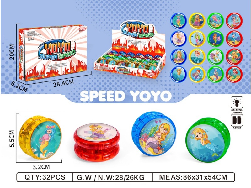 Mermaid Yo-Yo (24 Pieces)