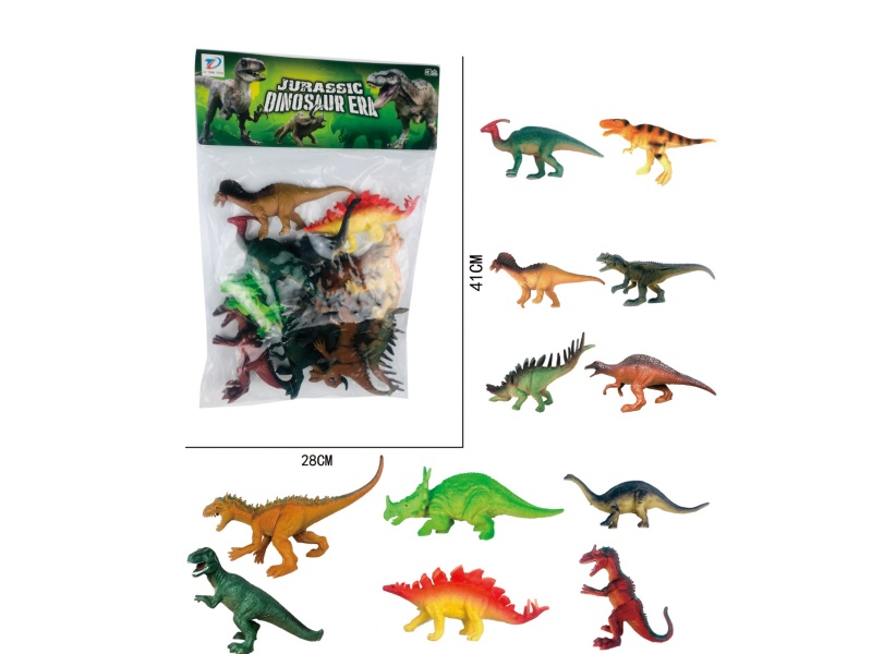 Pvc Simulation Dinosaur 12Pcs