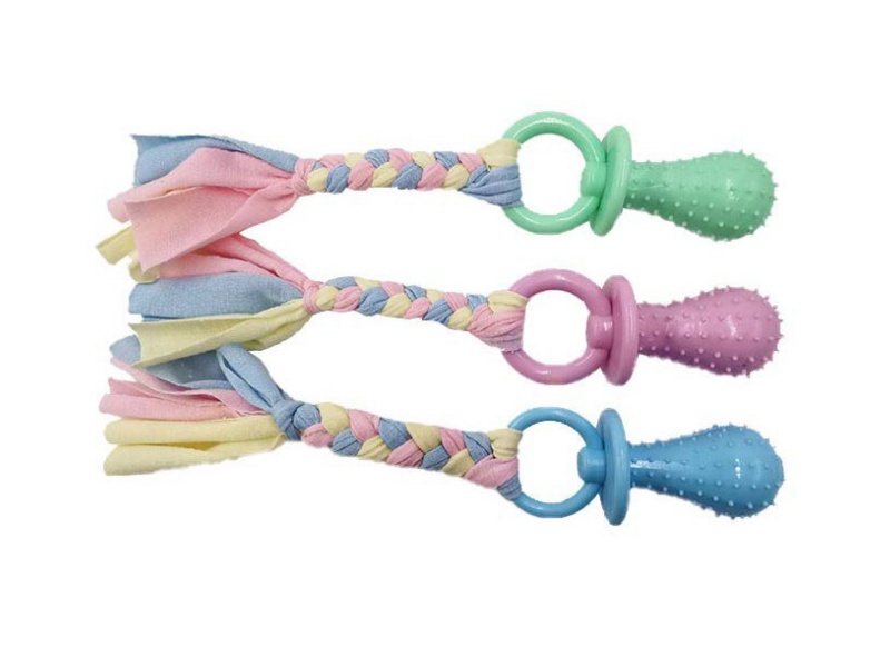 A Cloth Pacifier Pet Toy