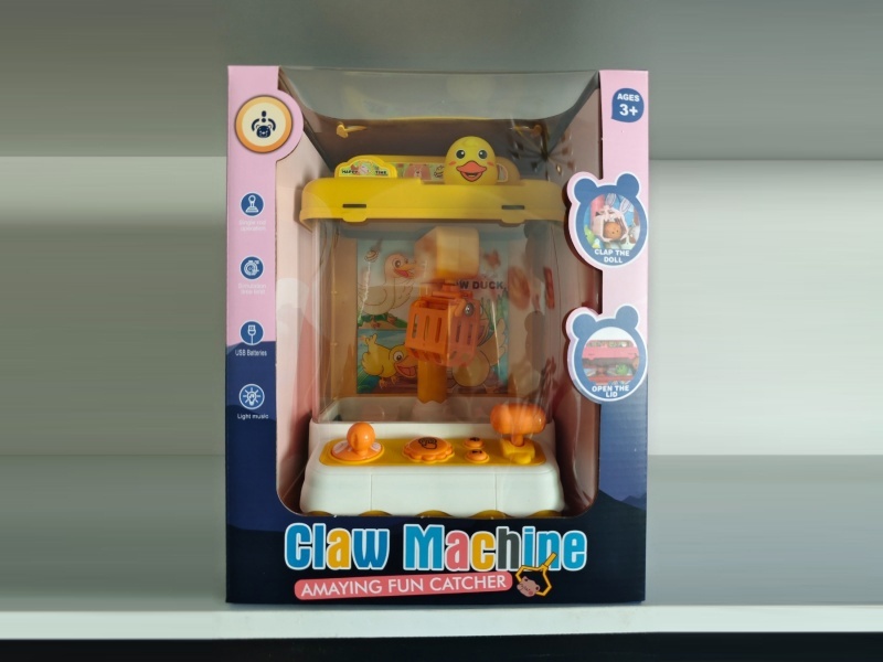 Little Yellow Duck Sound And Light Claw Machine