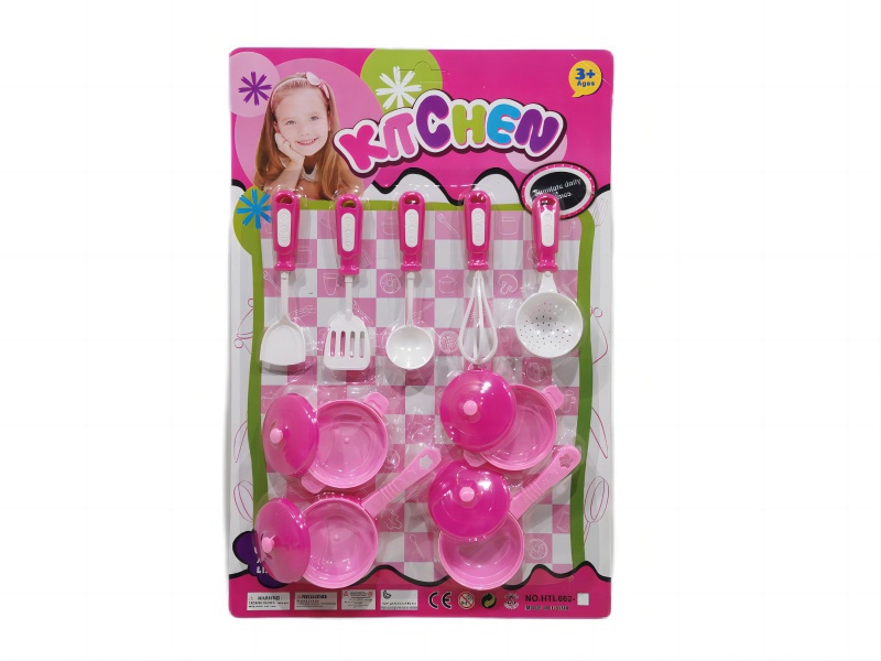 Realistic Color Cartoon Tableware